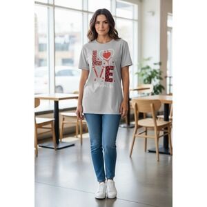 Delta‎ Pro Weight LOVE Stethoscope Syringes Plaid Graphic Scribe Life T Shirt 3X